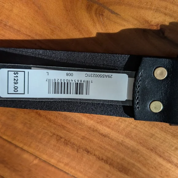 All Saints Studded Logo Leather Belt Size Large Nwt ❤️ All Saints Studded Logo Leather Belt Size Large Nwt ❤️ main image 2